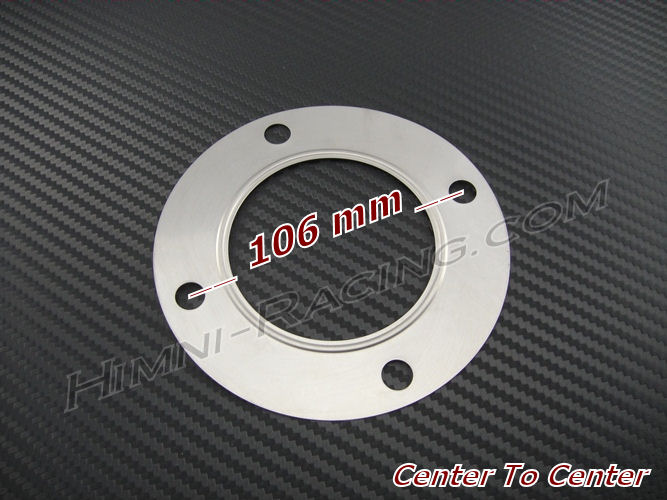 4 Bolt T4 On Center Turbo Downpipe Discharge Gasket: 3.00" - Click Image to Close